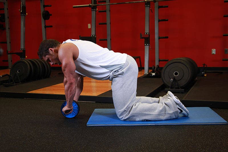 Ab Roller — start position