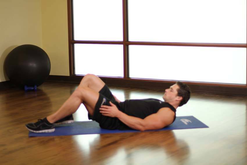 Ankle On The Knee — start position