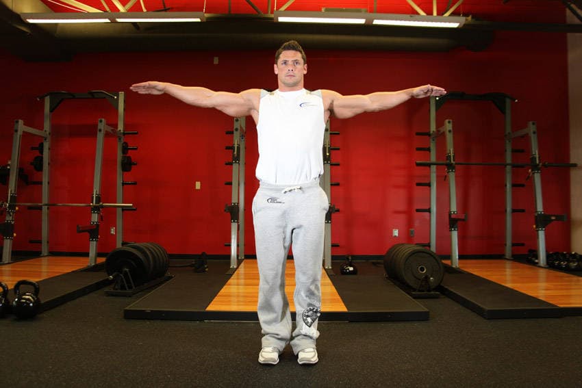 Arm Circles — start position