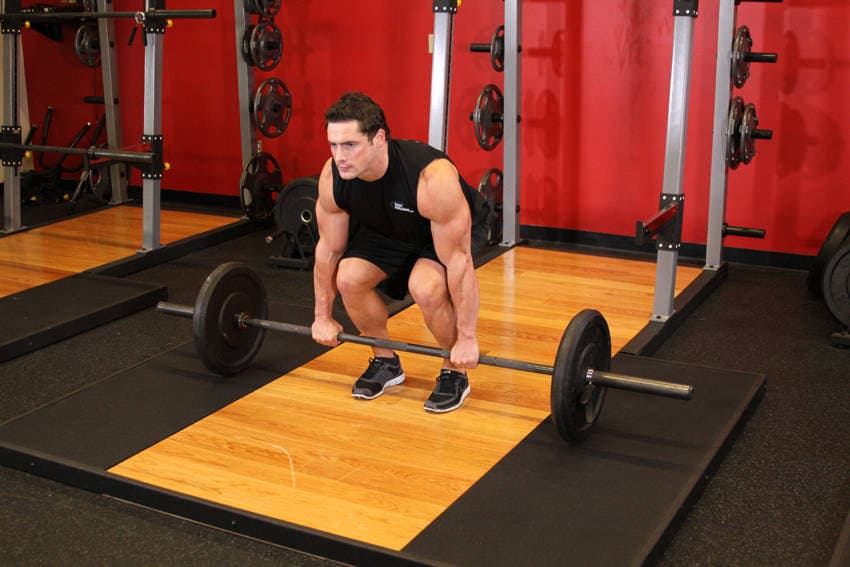 Barbell Deadlift — start position