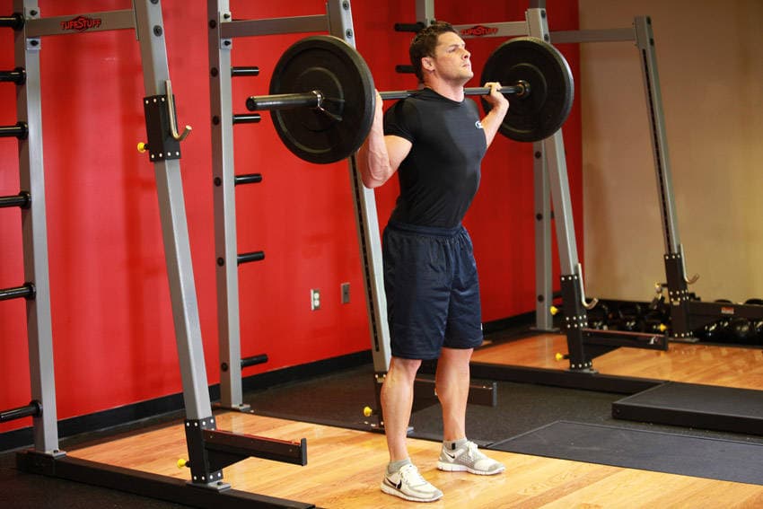 Barbell Squat — start position