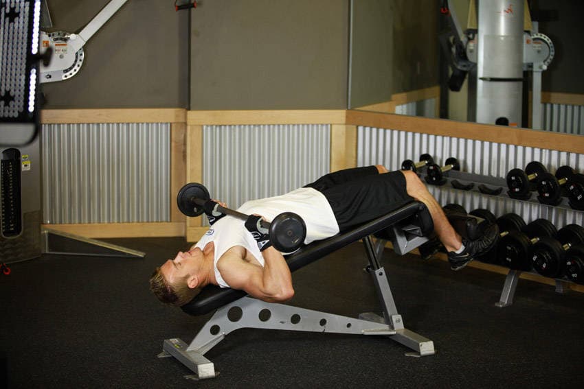 Press Sit-Up — start position