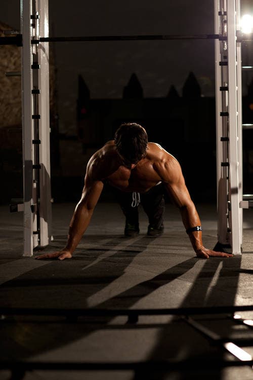 Push-Up Wide — start position