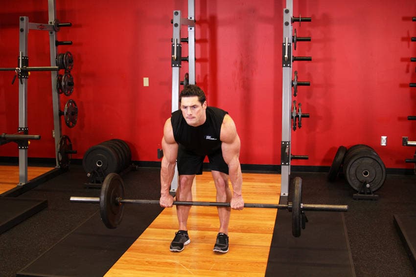 Romanian Deadlift — start position
