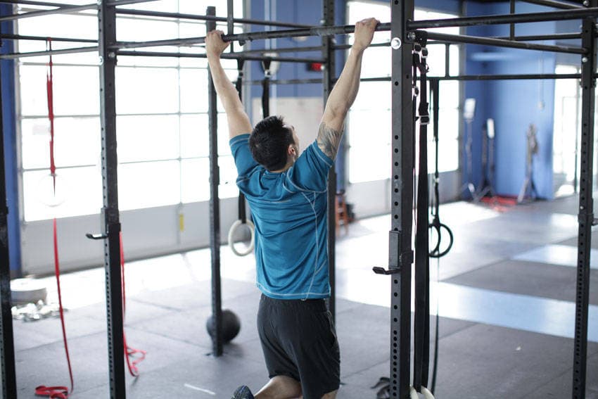 Scapular Pull-Up — start position