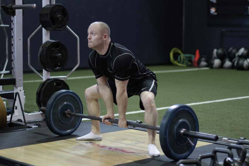 Sumo Deadlift — start position