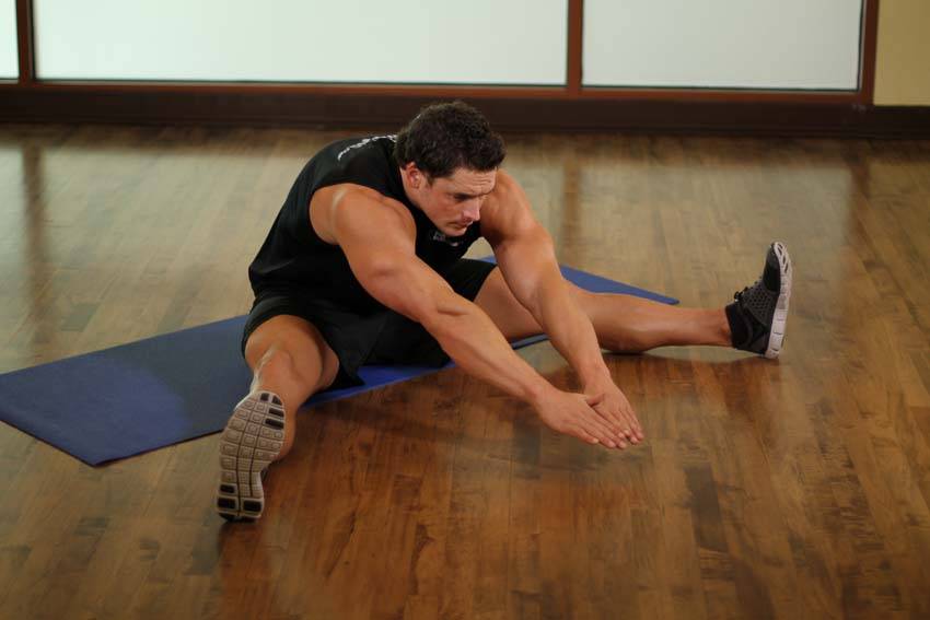 The Straddle — end position