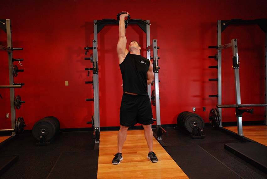 Advanced Kettlebell Windmill — start position