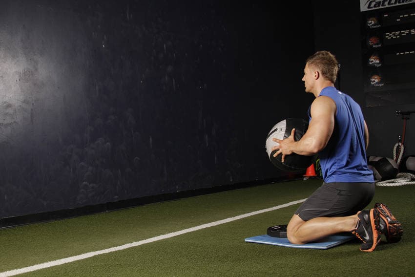 Chest Push (multiple response) — start position