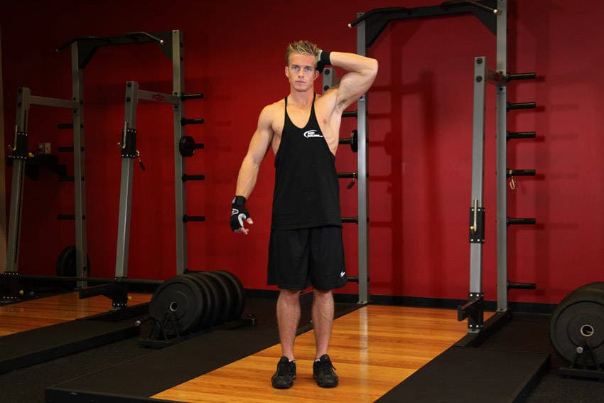 Isometric Neck Exercise - Sides — start position