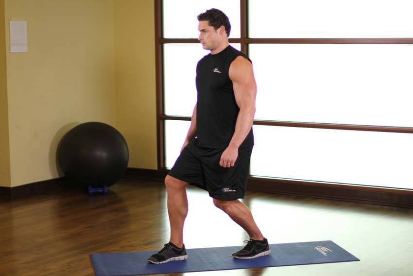 Standing Hip Flexors — start position