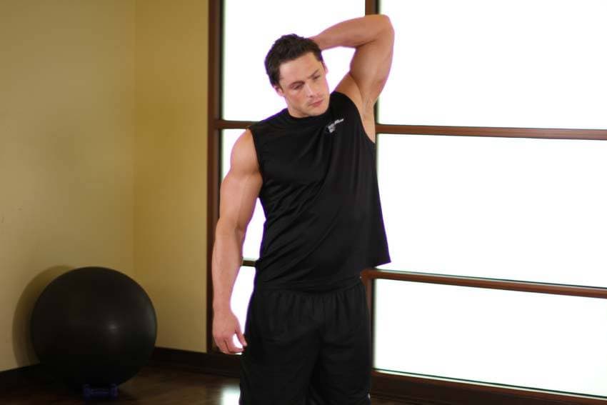 Standing Lateral Stretch — start position